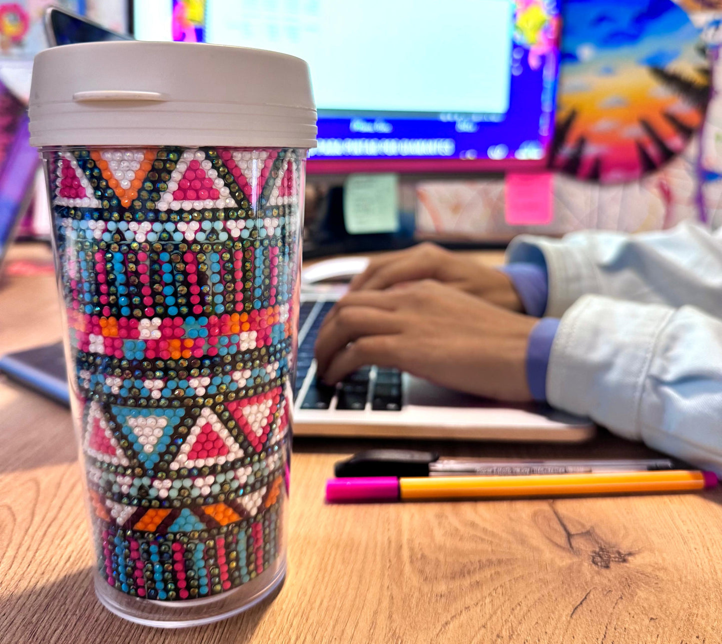 Hippie - Mug para hacer con Diamantes