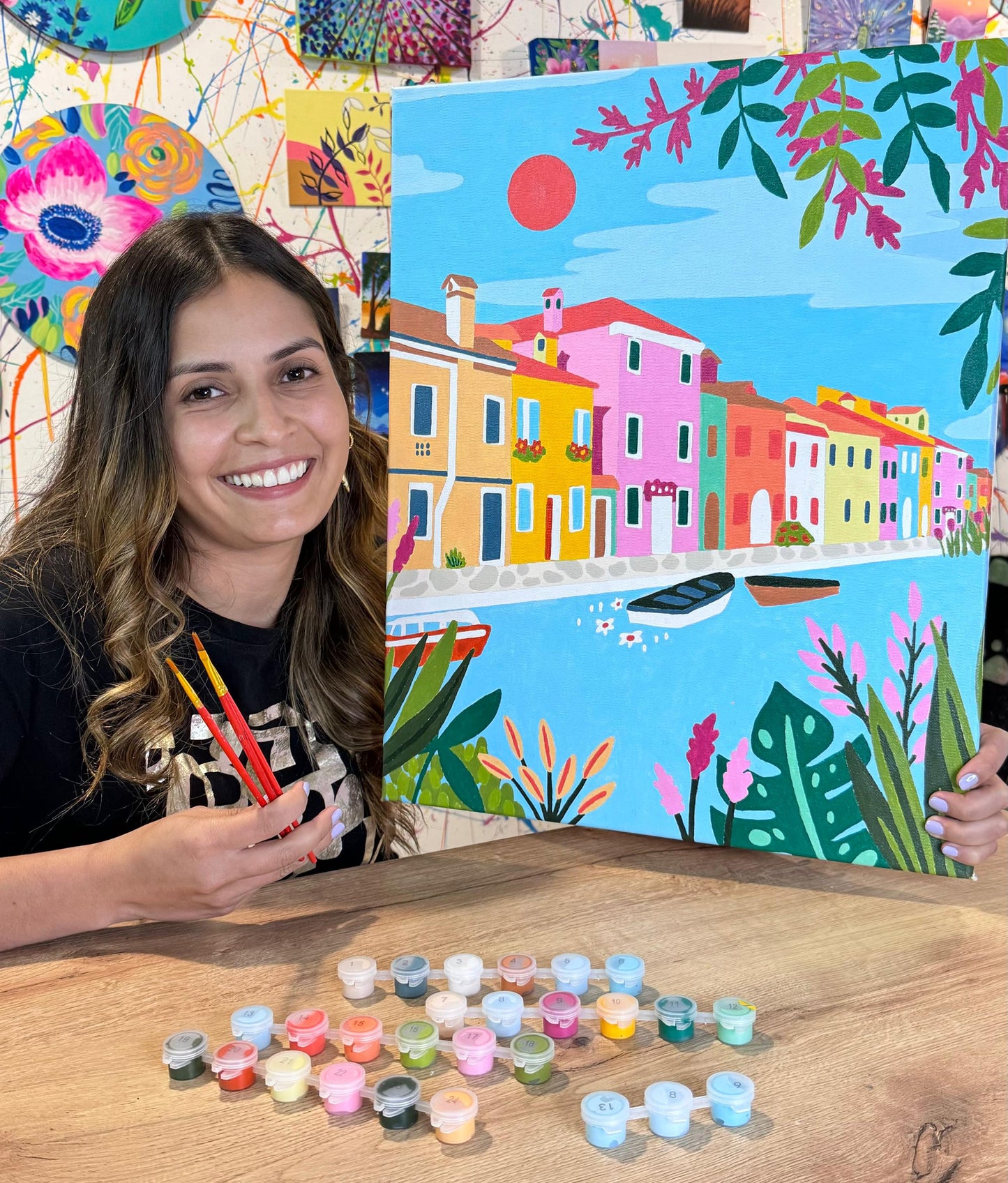 Casita Colores - Kit de Pinturas por Números