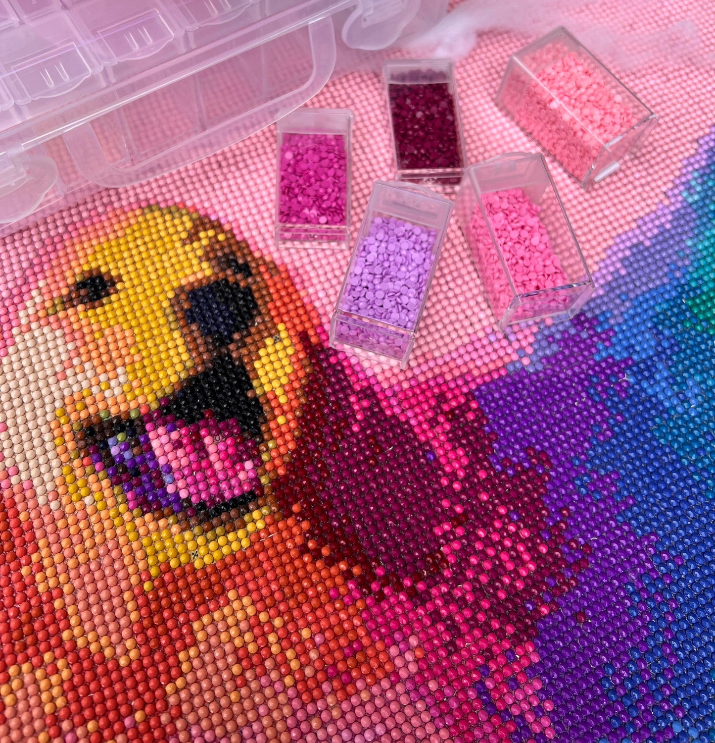 Cachorro Arcoíris -Kit Por Diamantes