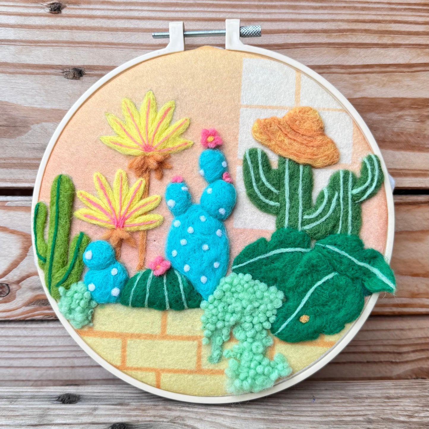 Cactus sombrero - Kit de Felting