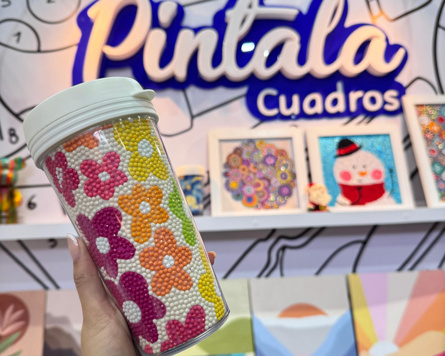 Botones - Mug para hacer con Diamantes