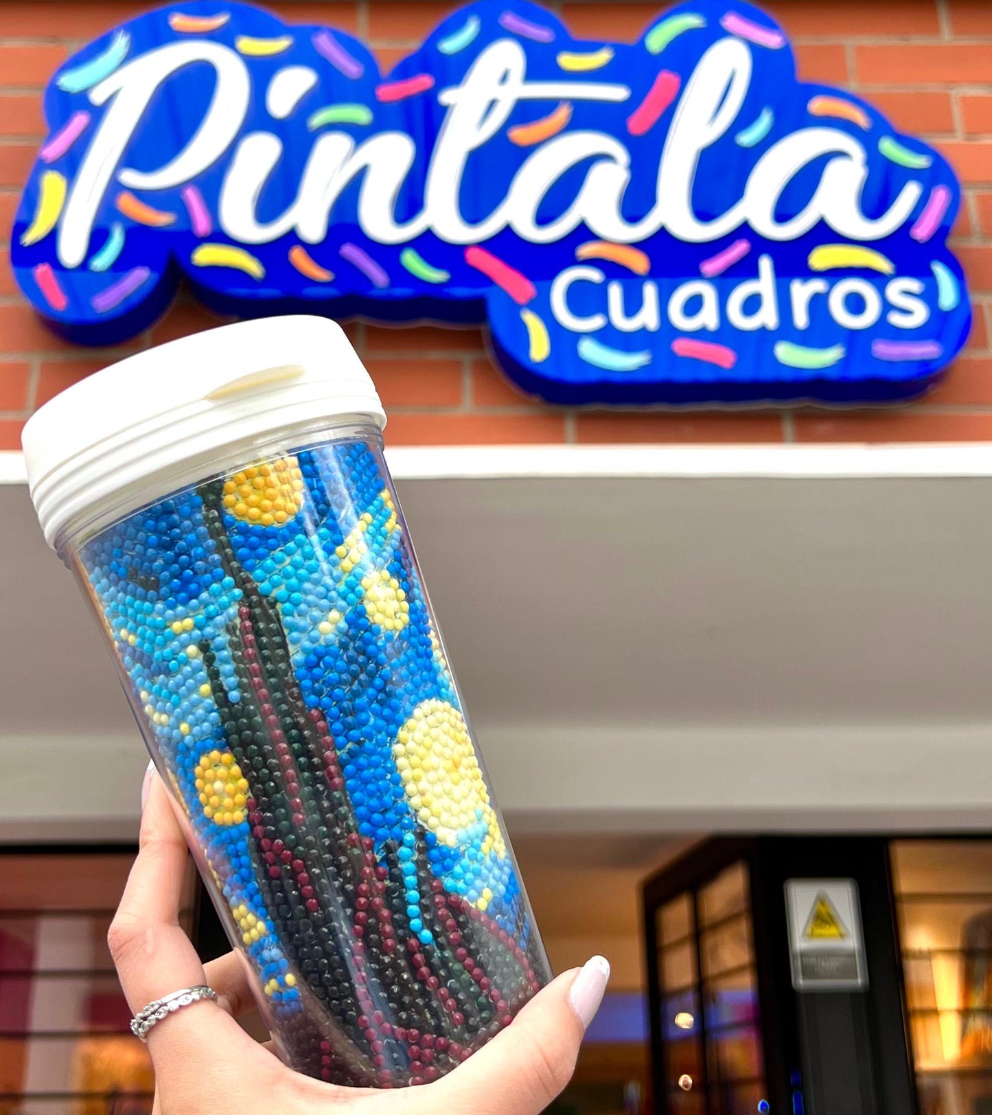 Noche Estrellada - Mug para hacer con Diamantes