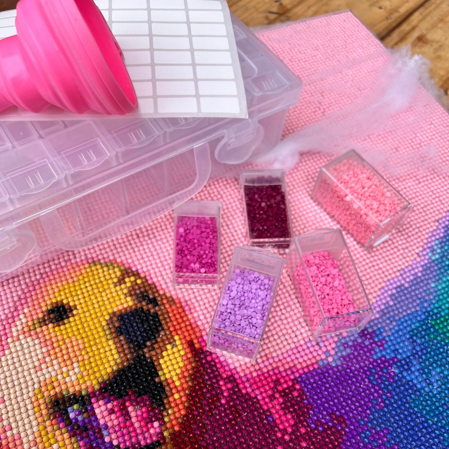 Portadiamantes Modo TIC TAC Container Organizador 56 Espacios