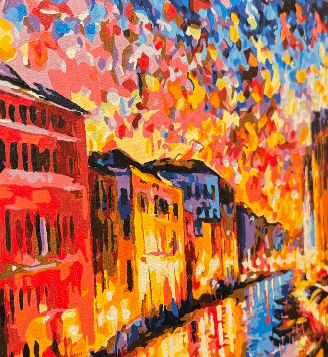 Reflejo Nocturno - Kit de Pinturas por Números - Nivel Avanzado