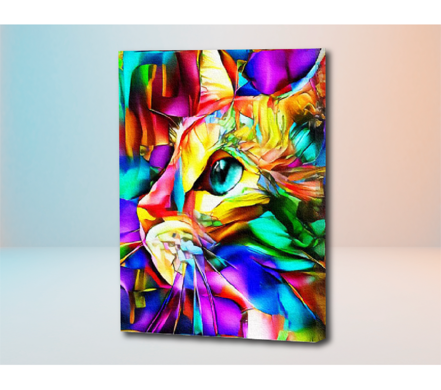 Gato Cristalino -Kit Por Diamantes