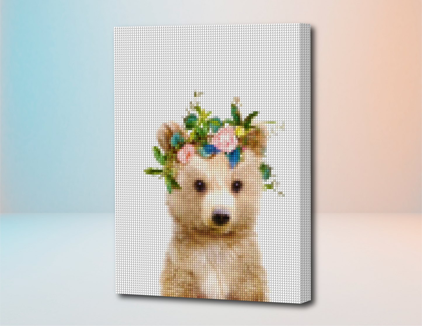 Oso Flores - Kit Por Diamantes