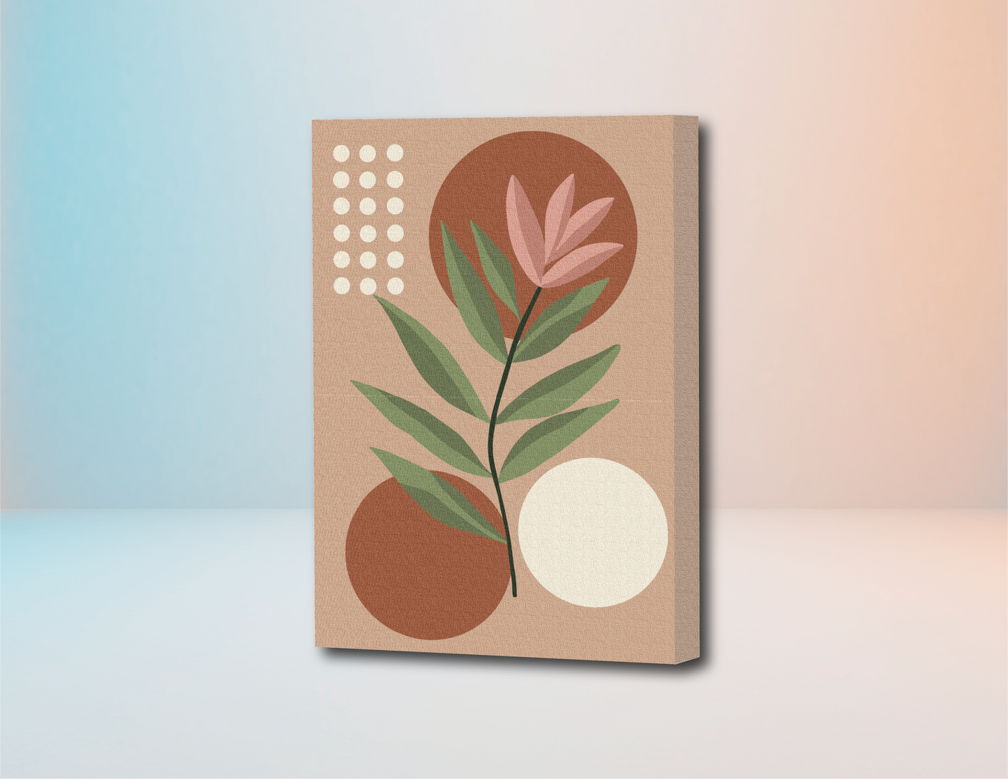 Punto Flor - Kit de Pinturas por Números 30x40cm