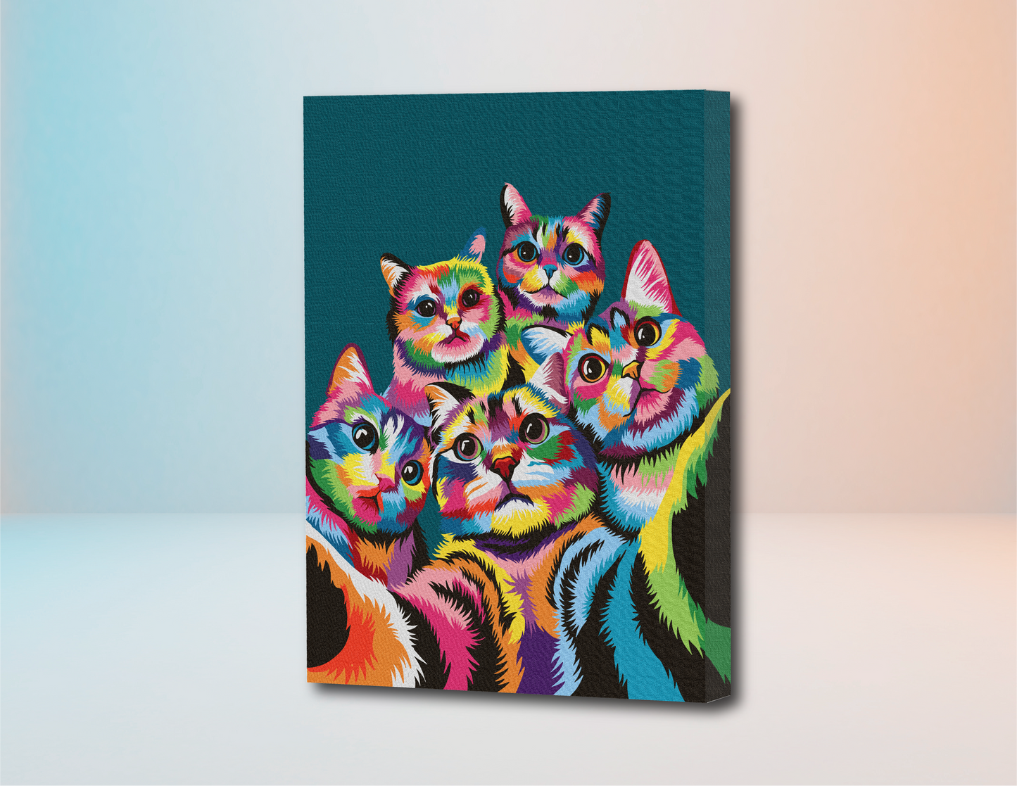 Selfie Gatunos- Kit de Pinturas por Números