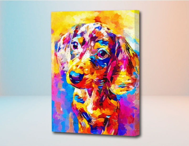 Perro Manchitas - Kit por Diamantes