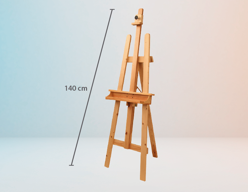 Caballete - Trípode para Pintar (Tamaño Grande 140 cm Altura)
