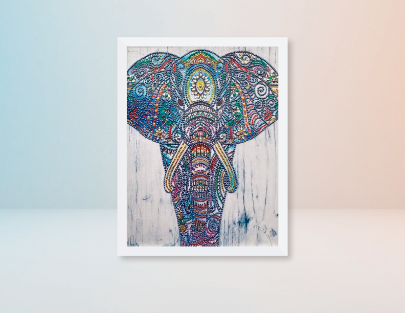 Elefante Mármol - KIT Por Piedritas