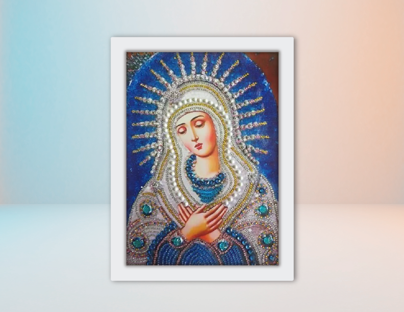Virgen De los Santos - KIT Por Piedritas