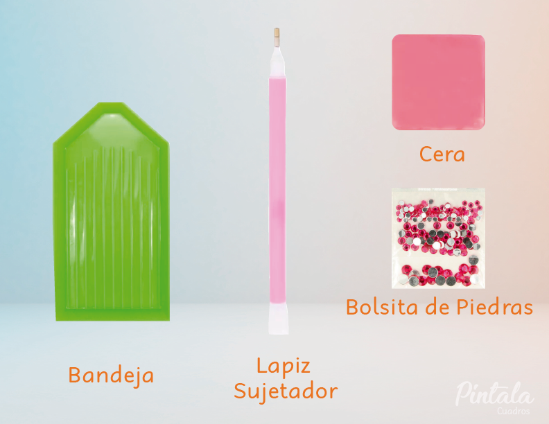 Virgen De los Santos - KIT Por Piedritas