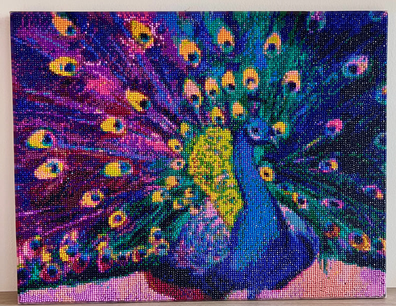 Pavo Real - Kit Por Diamantes