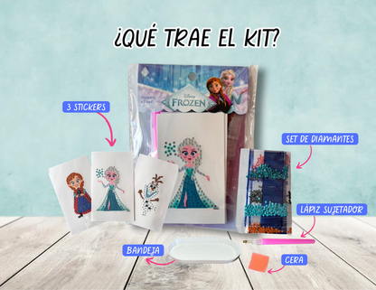 Frozen - Stickers para hacer con Diamantes