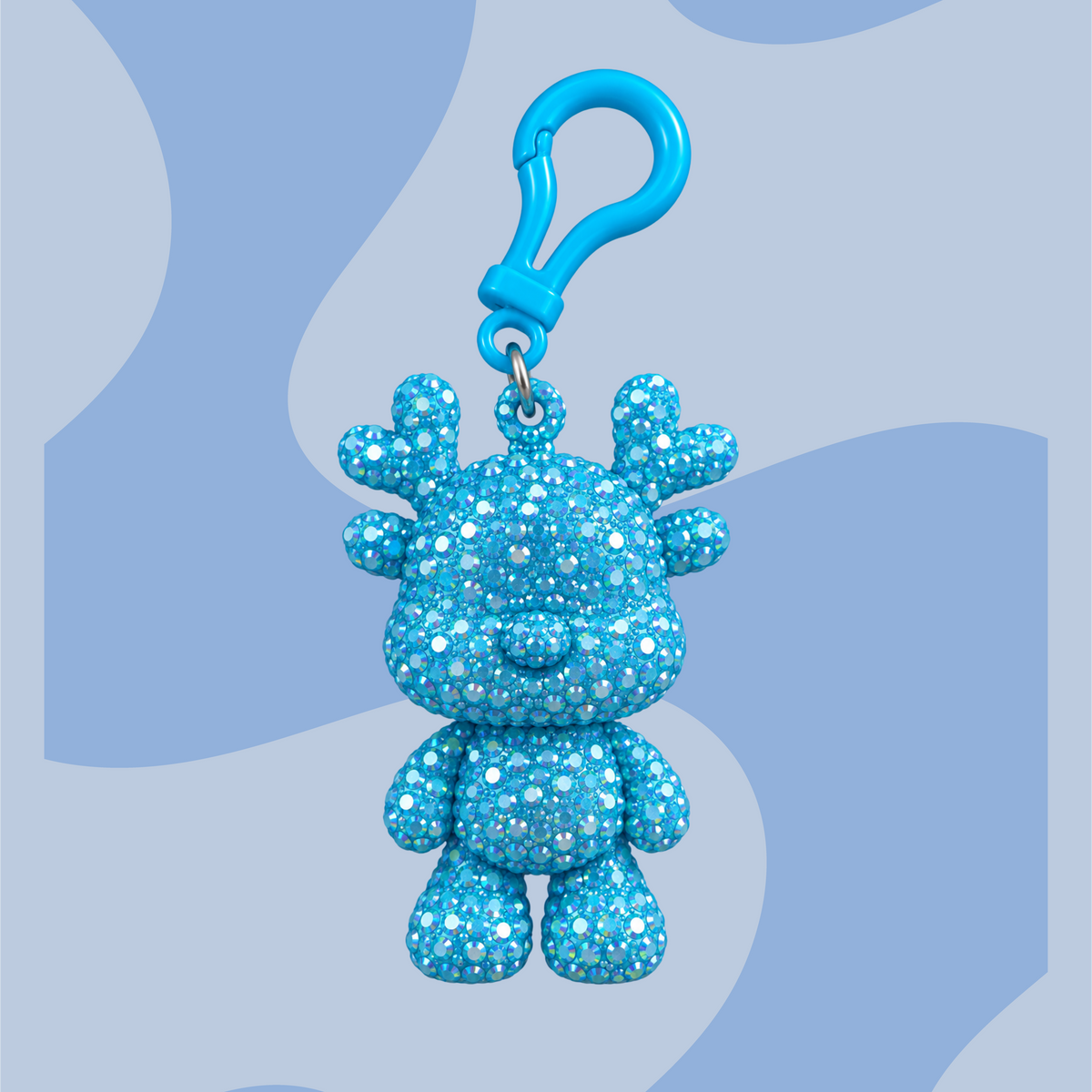 Llavero Reno Brillosito para hacer por Diamantes