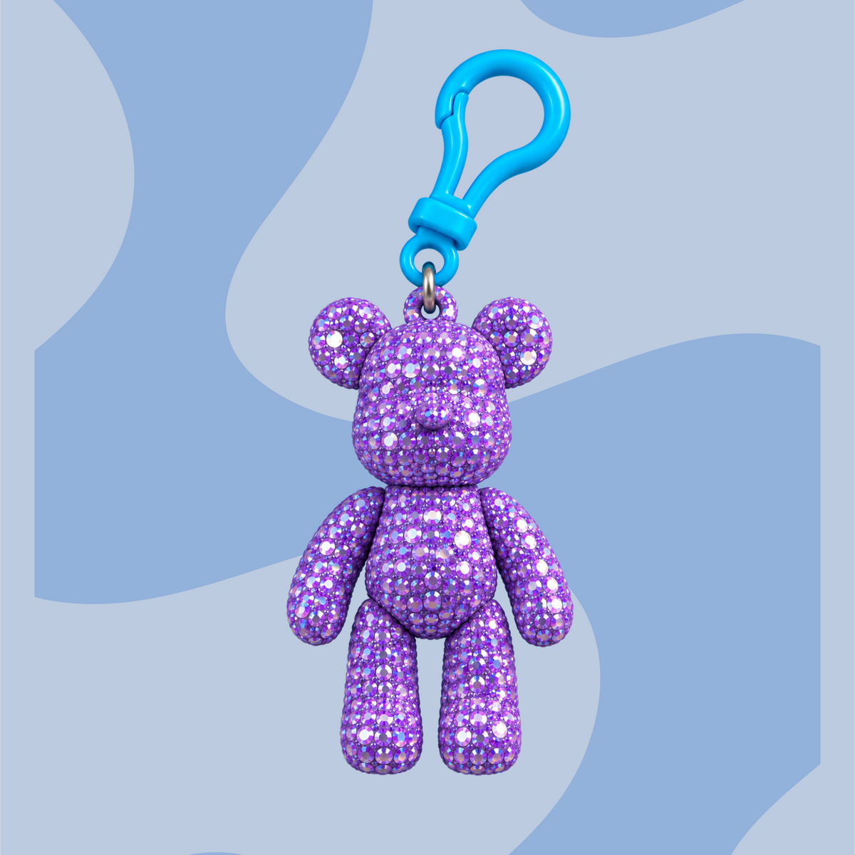 Llavero Osito Brillosito para hacer por Diamantes