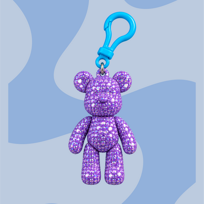 Llavero Osito Brillosito para hacer por Diamantes