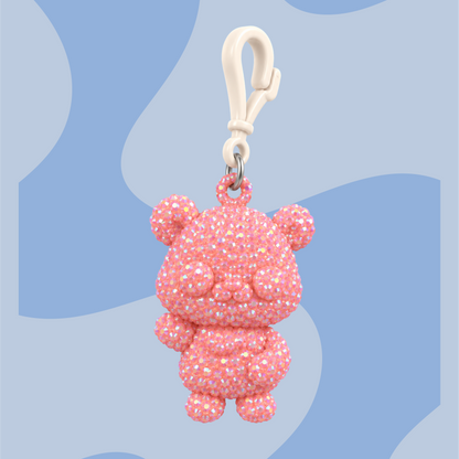 Llavero Osito Kawaii Brillosito para hacer por Diamantes