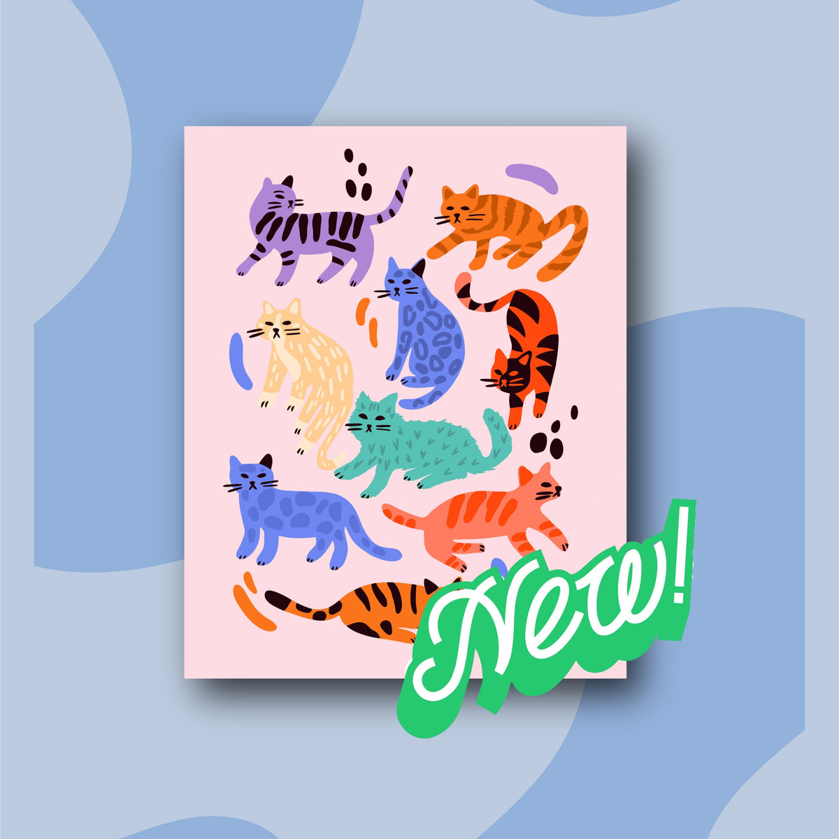 Cat Lovers - Kit de Pinturas por Números 30x40cm - Para Principiantes