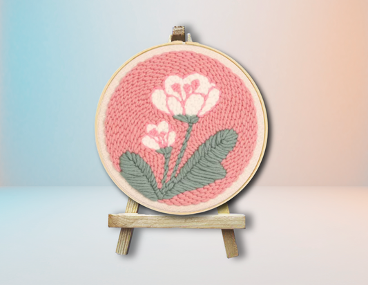 Petalos - Kit para Bordar con Lanas