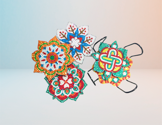 Portavasos Mandalas - Kit por Diamantes