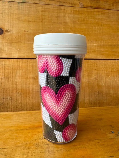 Corazones Ajedrez - Mug para hacer con Diamantes