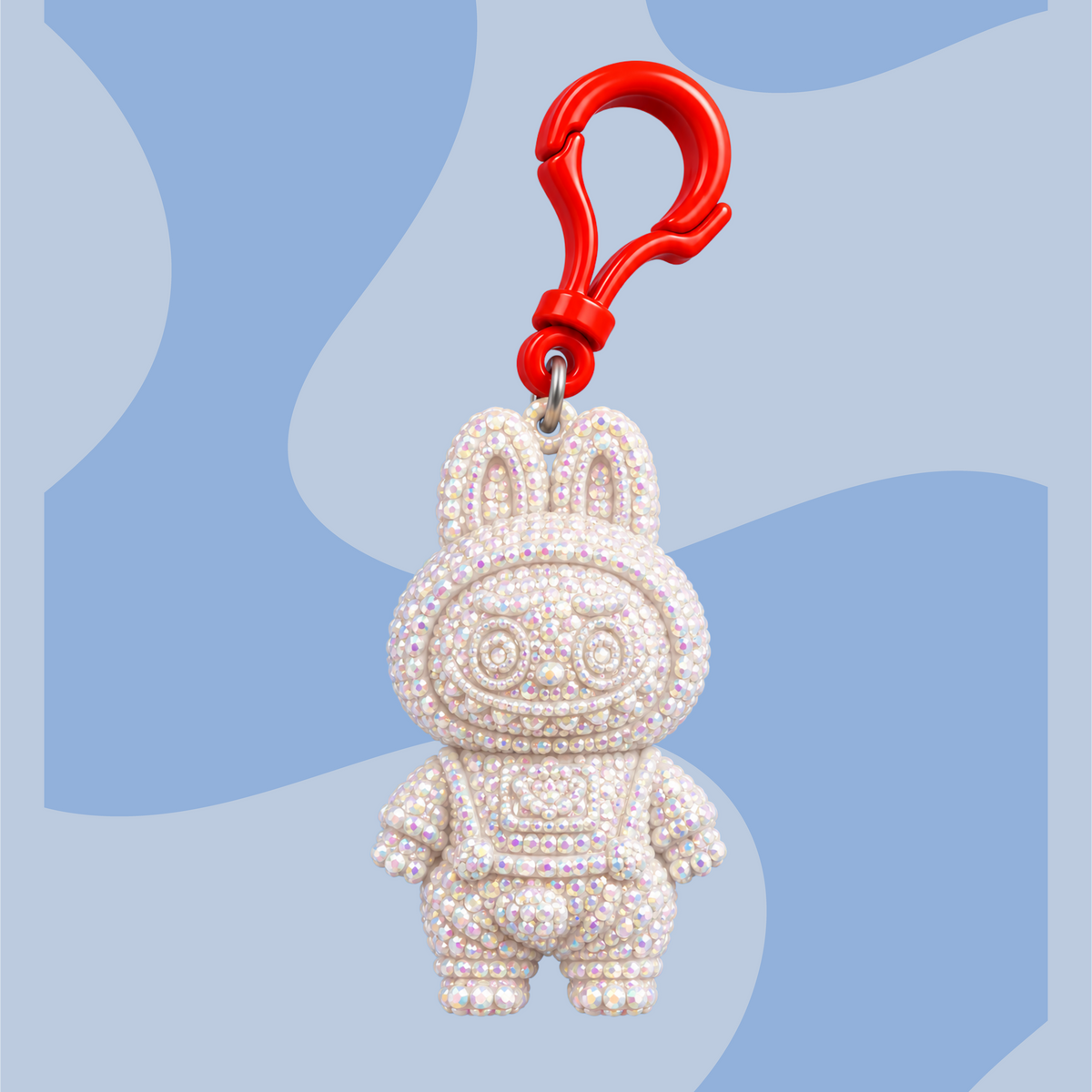 Llavero Labu bu Brillosito para hacer por Diamantes