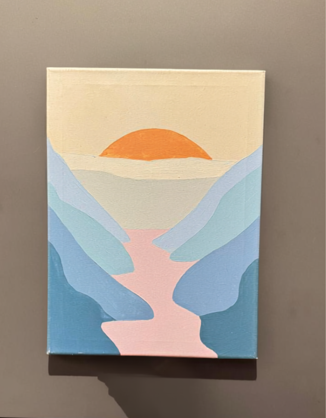 Mini Atardecer  - Kit de Pinturas por Números 30x40cm - Para Principiantes