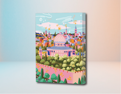 Cúpula  - Kit de Pinturas por Números 10% POR VACACIONES DESCUENTO - TU PEDIDO SERA ENVIADO A PARTIR DEL 9 DE ENERO