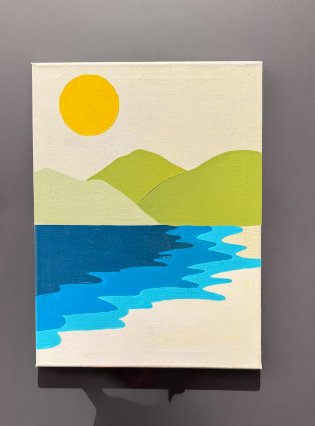 Mini Dia  - Kit de Pinturas por Números 30x40cm - Nivel Para Principiantes