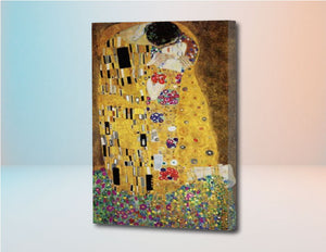 El Beso by Gustav Klimt - Kit de Pinturas por Números