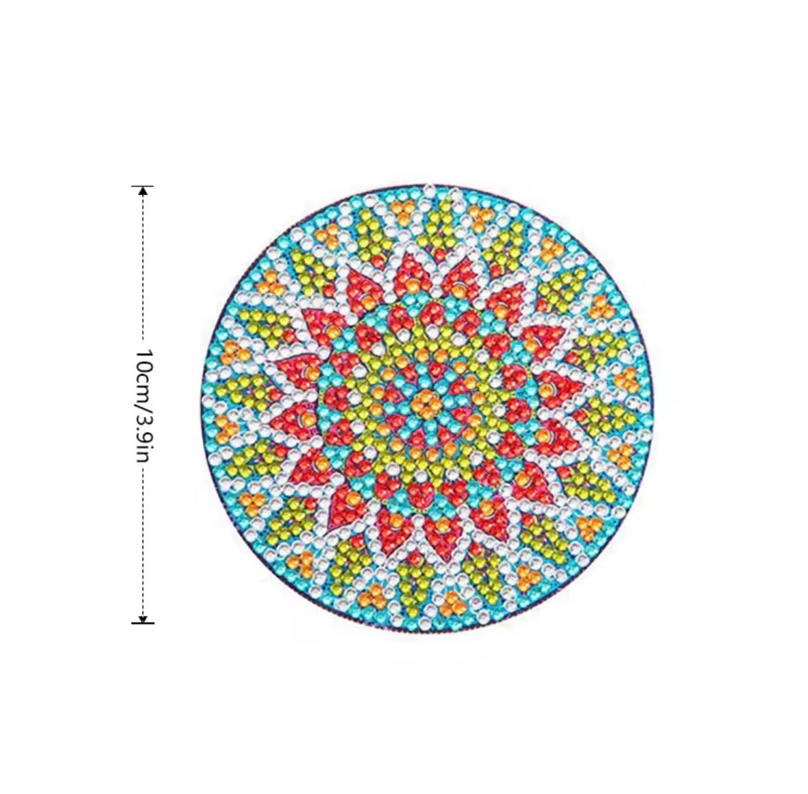 Portavasos Mandalas - Kit por Diamantes