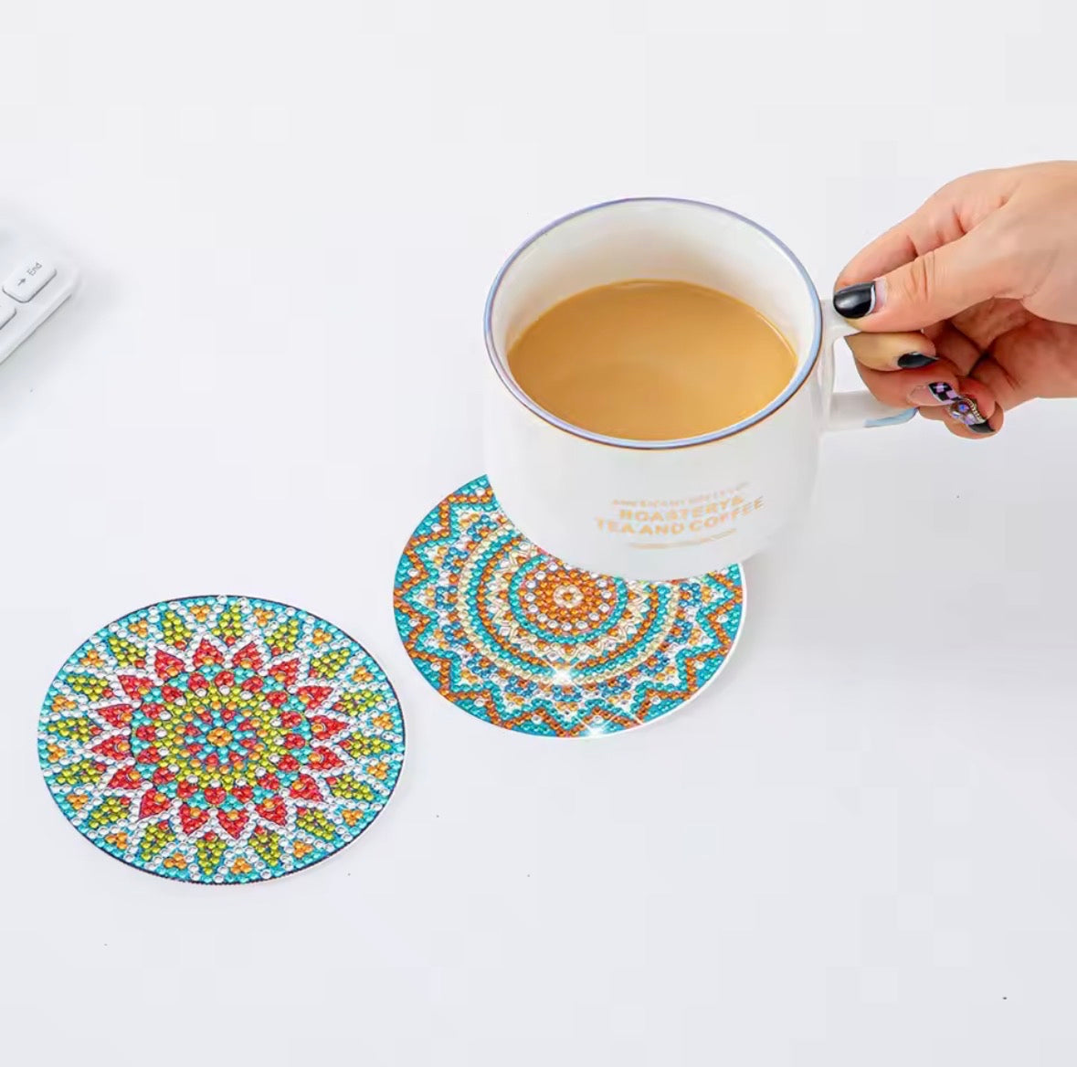 Portavasos Mandalas - Kit por Diamantes