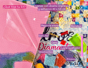 Callejon Floral -Kit Por Diamantes