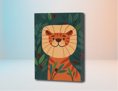 Leoncito  - Kit de Pinturas por Números Para Niños - 10% POR VACACIONES DESCUENTO - TU PEDIDO SERA ENVIADO A PARTIR DEL 9 DE ENERO