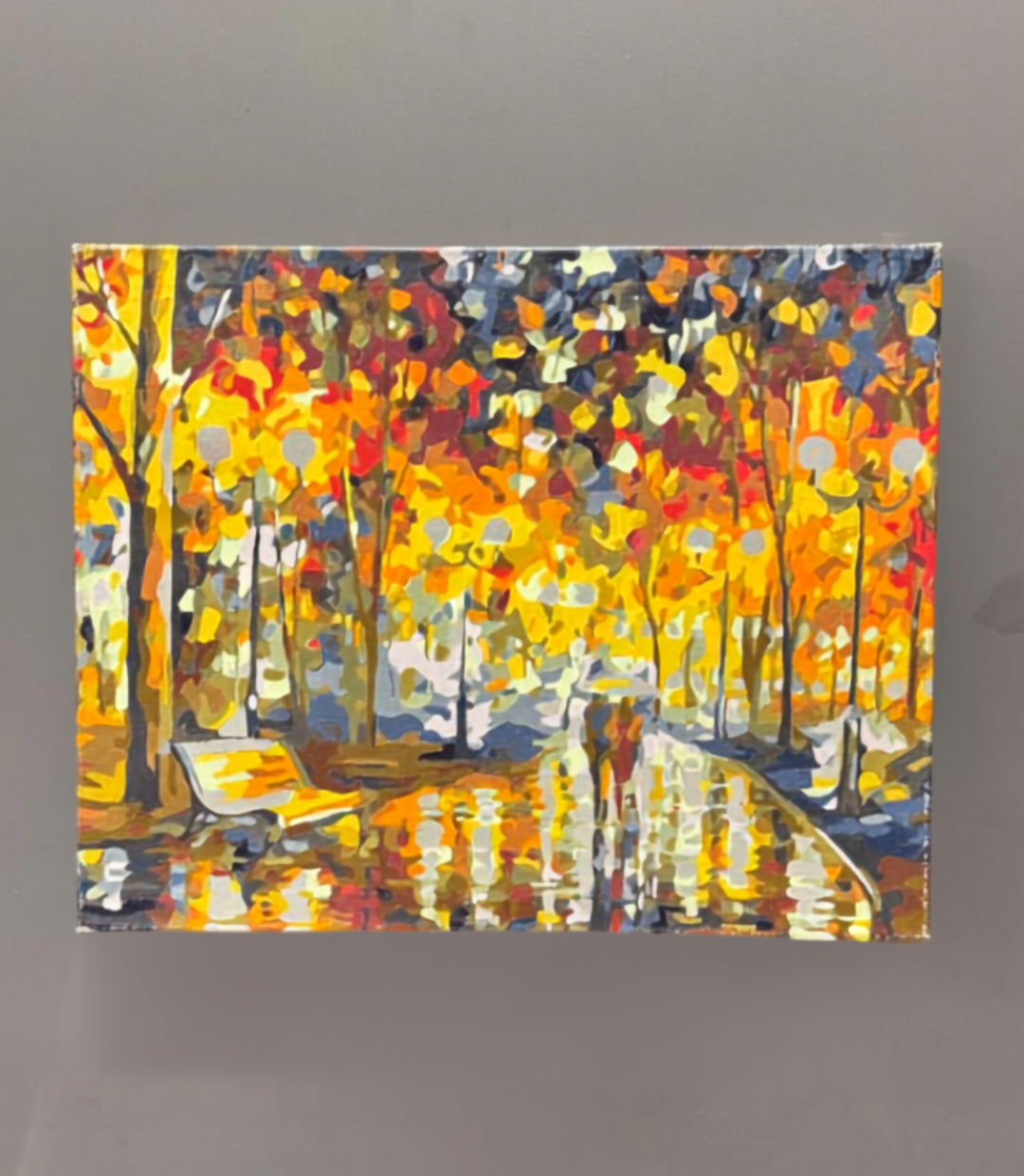Paisaje Colorido   - Kit de Pinturas por  Números