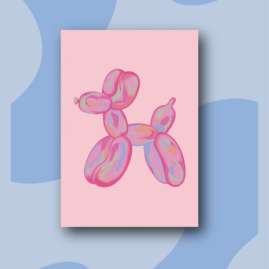 Perrito Infable   - Kit de Pinturas por Números 30x40cm - Nivel para Principiantes