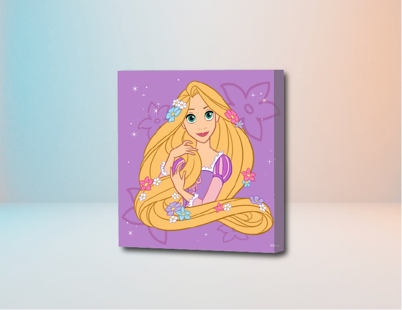 Rapunzel -Kit Por Diamantes para niños