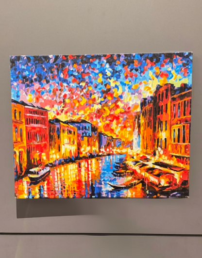 Reflejo Nocturno - Kit de Pinturas por Números - Nivel Avanzado