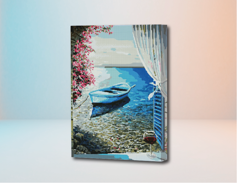 Vista Canoa  - Kit Por Diamantes