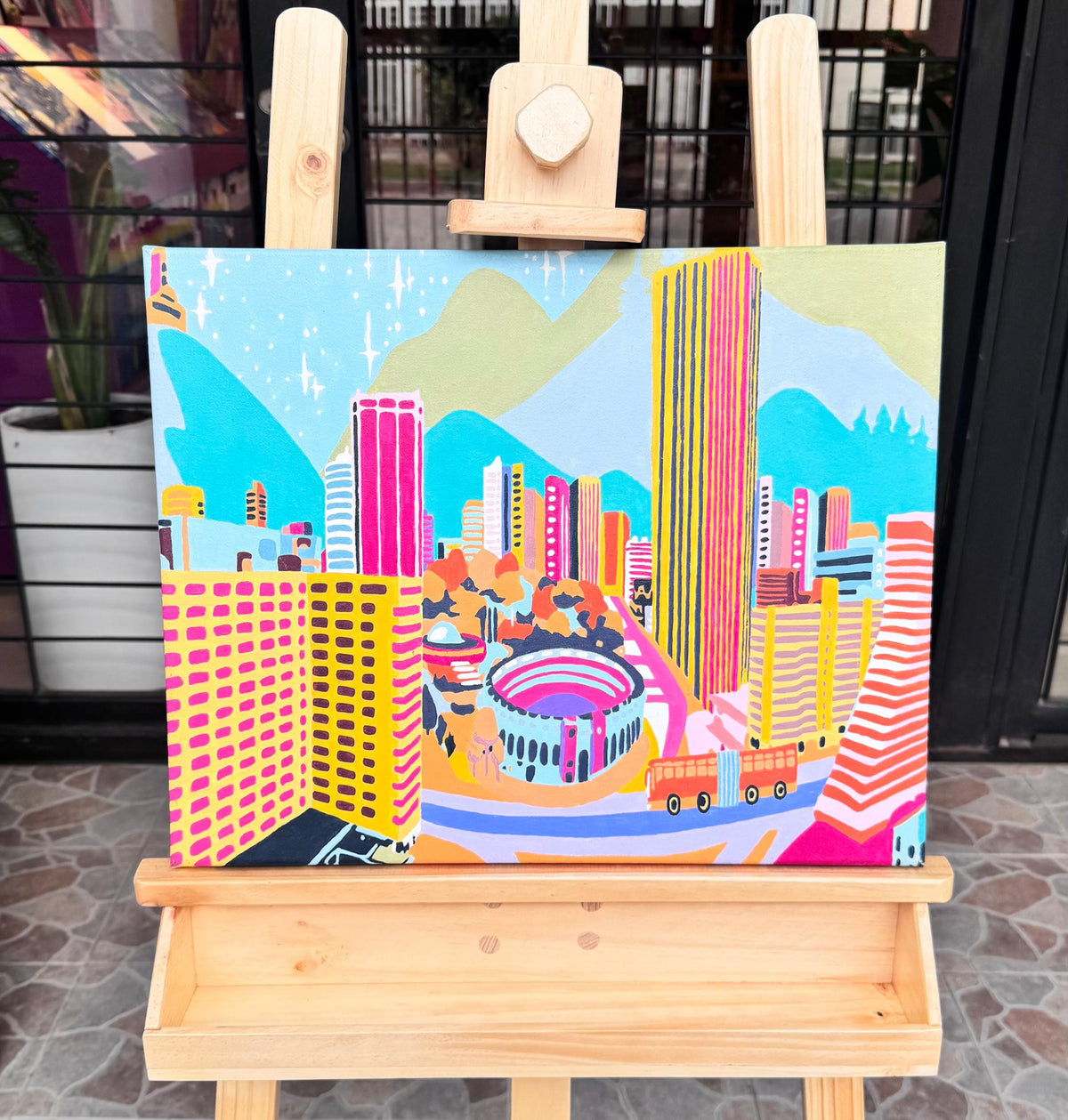Bogotá  - Kit de Pinturas por Números - Nivel Intermedio