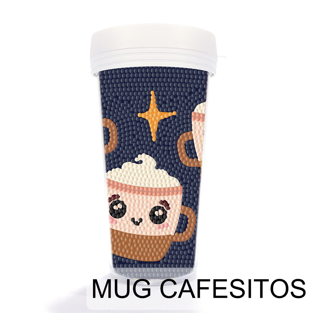 Cafecitos - Mug para hacer con Diamantes