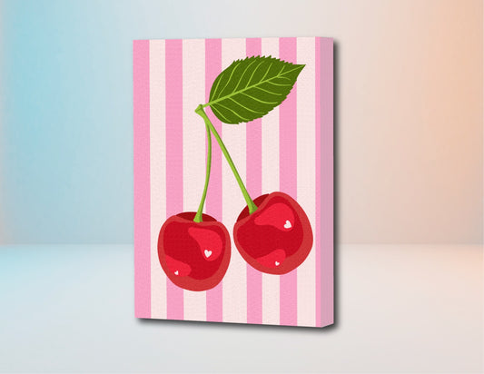 Cerezas - Kit de Pinturas por Números 30x40cm