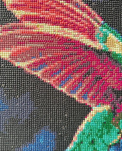 Colibrí Fondo Azul  - Kit Por Diamantes
