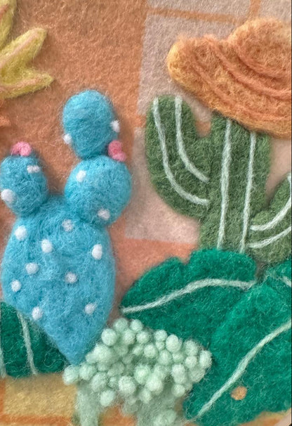 Cactus Sombrero - Kit de Felting -