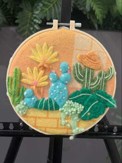 Cactus Sombrero - Kit de Felting -