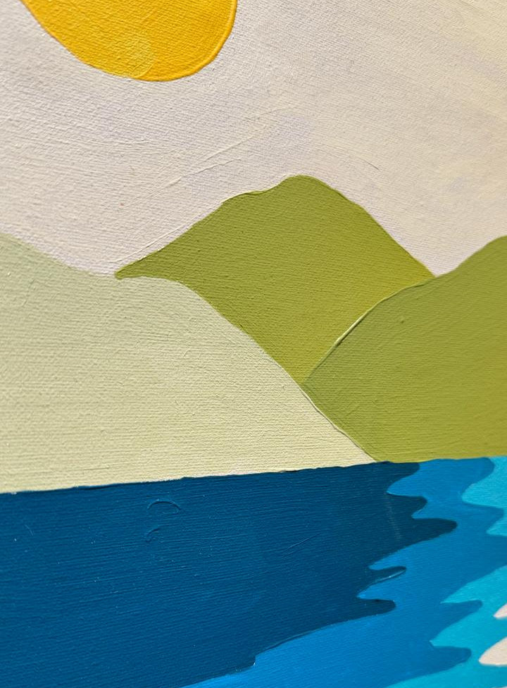 Mini Dia  - Kit de Pinturas por Números 30x40cm - Nivel Para Principiantes
