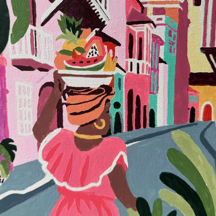 Cartagena  - Kit de Pinturas por Números - Nivel para Principiantes