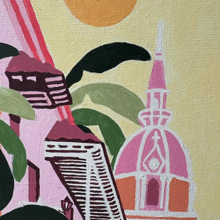 Cartagena  - Kit de Pinturas por Números - Nivel para Principiantes